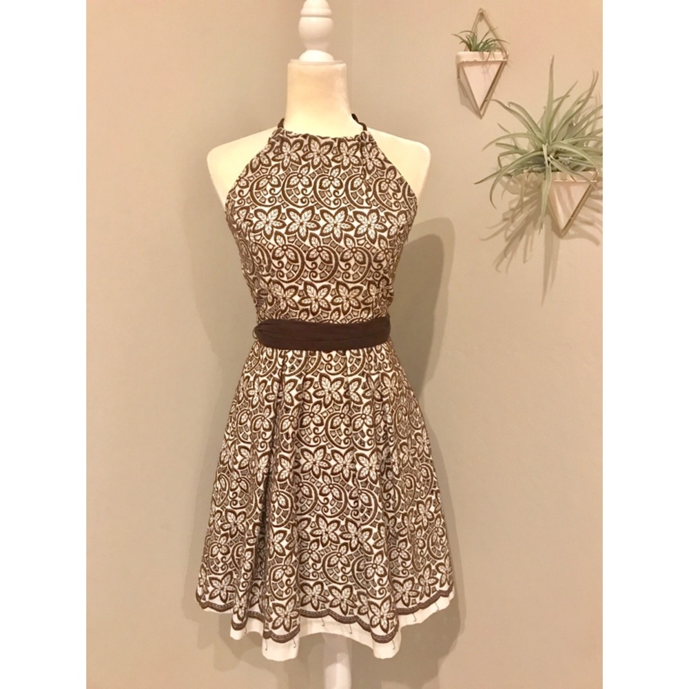 Eva Franco Anthropologie Vicki Embroidered Dress